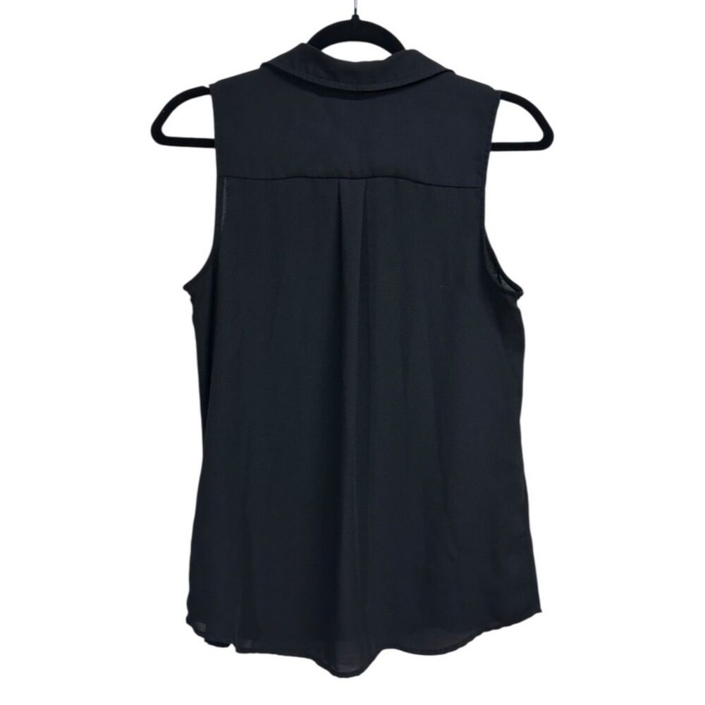 Apt.9 Black Sleevless Blouse Size Small - EUC - Picture 2 of 3
